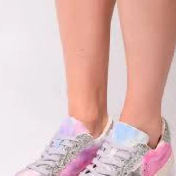 NEW in box - multiple sizes - Corkys SuperNova Pastel Tie Dye sneakers - Picture 4 of 5